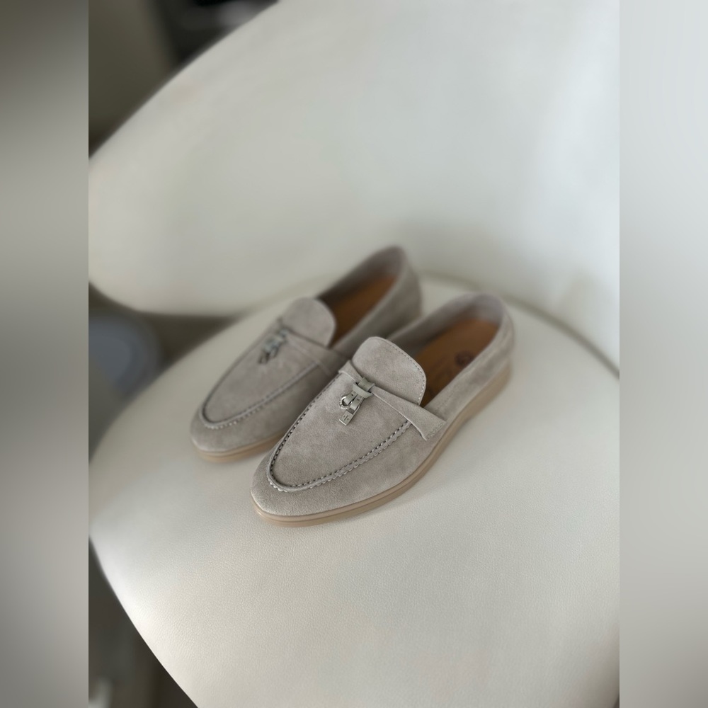 Loro Piana loafers sz 36 grey